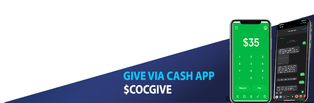 Give via Cash APP $COCGIVE